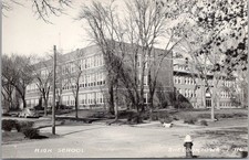 1940s SHELDON, Iowa RPPC Real Photo Postcard 
