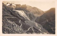Rhonegletscher Switzerland Grimselstrasse Birds Eye View Real Photo PC J72450 picture