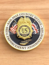 F90 DEA Costa Rica San José Country Office Agent Narcotics Police Challenge Coin picture