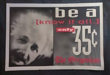 Vintage Oregonian Newspaper Einstein Promotional Poster