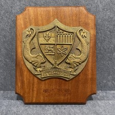 Vintage US Navy Submarine Refit Training Group La Maddalena Italy Plaque Dolphin picture