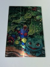 NEW Pokémon 18x12” Grass-Type Pokemon Hiding From Rain Fan Art Metal Poster picture