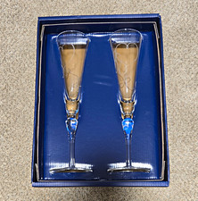 Mikasa Love Story ❤️ Champagne Flutes 7 3/4 fl oz Set of 2 NEW in Box picture