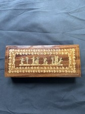 Vintage Gargiulo & Jannuzzi Tasso Sorrento Storage Jewelry Box w Cherub Design picture