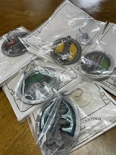 Vintage Newville PA Stained Glass Pewter Suncatchers Lot Of 5. 1997-2001. NOS. picture