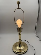 Gold Tone Vtg Touch Lamp Base ONLY picture