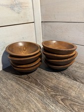 Lot of 8 Vintage Woodcroftery Hand-turned Maple 6