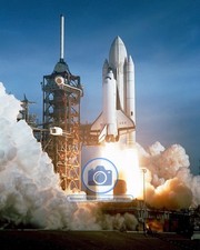 COLUMBIA SPACE SHUTTLE STS-1 FIRST LAUNCH PORTRAIT 1981 8X10 NASA PHOTO picture
