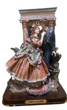 Rare Find Meerchi Status Romantic Couple Figurine Standing In Balcony picture