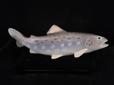 Bing & Grondahl Trout Figurine No. 2169 Vintage Denmark Porcelain Fish picture