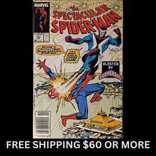 The Spectacular Spider-Man #144 (1988, Marvel) VF/NM 9.0 Newsstand Boomerang  picture