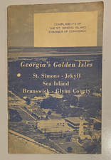 Vintage Georgia's Golden Isles Travel Brochure History Facts Route 17  24 pages picture