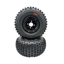 Set of 2-18x9.50-8 Knobby Wheel Assembly picture