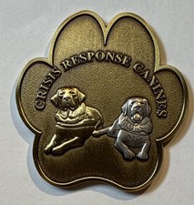 FBI HQ Victim Services  Division  Crisis Response Canines Challenge Coin picture
