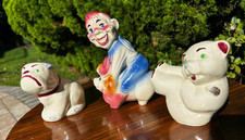 1950’s Shawnee Pottery Bank Collection - Howdy Doody, Bulldog & Tumbling Bear picture