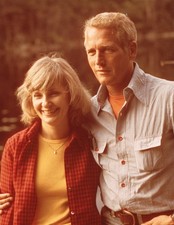 PFE3-553 PAUL NEWMAN JOANNE WOODWARD ORIGINAL NY MIRROR 4X5 COLOR TRANSPARENCY picture