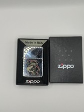 Guy Harvey Bass & Bait Zippo Lighter. New In Box Vintage 1997 picture