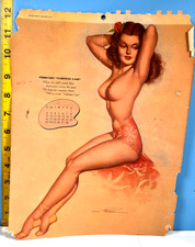 1943 Feb. Earl MacPherson Pinup Girl Sketchbook Page 