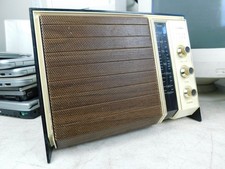 Retro MCM Silvertone AM Transistor Radio Table Top Sears Mod 2009 Vintage Works picture
