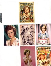 SHIRLEY TEMPLE    CUSTOM TRADING CARD 6 CARDS  SET picture