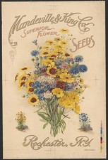 Photo:Rochester NY Mandeville King Co Flower Seeds Poster c1907 picture