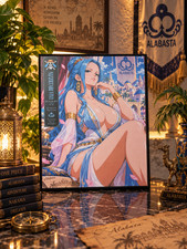 Nefertari Vivi – One Piece Inspired 8×10 Framed Fan Art Print picture