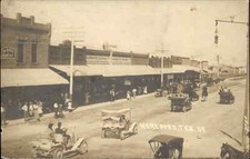 Hereford TX Street Scene Cars Store Signs c1910 Real Photo Postcard picture