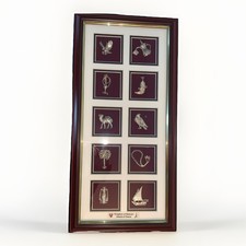 Silver Charms Bahrain Kingdom Framed Matted 9x20