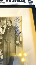 Jackie Gleason Signed Framed Black & White Photo w/ R&R Enterprises COA picture
