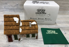 Dept. 56 Heritage Village Dickens Cottage of Bob Cratchit & Tiny Tim w/Box picture