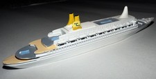 EUGENIO C. CRUISE SHIP COSTA LINE VINTAGE MERCURY DIECAST METAL MODEL SHIP ITALY picture