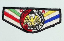 Oo Yum Buli Lodge 468 Mount Diablo Council CA Flap BLK Bdr picture
