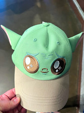 NWT Disney Star Wars Mandalorian Grogu Baby Yoda Ear Baseball Cap - from parks picture