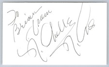 Nichelle Nichols Hand Signed Index Card Autograph -Actor -Star Trek-Personalized picture