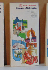 1981 Rand McNally Street Map of Kansas and Nebraska picture
