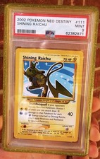 Pokémon TCG Neo Destiny - Shining Raichu - #111 - PSA 9 With Guard picture