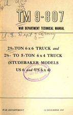366 Page TM 9-807 STUDEBAKER MODELS US 6 6x4 - 2 1/2 5 TON Service Manual on CD picture
