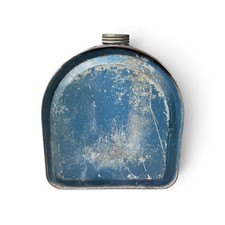 Antique Boyco Running Board Oil Can, Model T Era Blue 1 Gallon Autocan picture