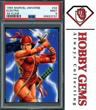 ELEKTRA PSA 9 1994 Flair Marvel Universe #42 picture