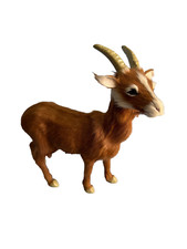 StealStreet Furry Nanny Goat soft Fur Glass Eyes 8 1/2