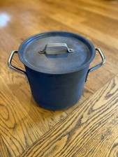 Vintage Commercial Aluminum Cookware Toledo Ohio 8 Qt Stock Pot #808 w/Lid picture