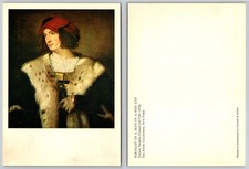 Titian Man in a Red Cap The Frick Collection Art Postcard Switzerland Print picture