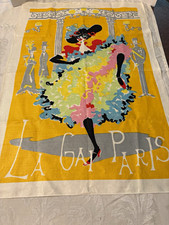 Vintage Tea Towel Made in Italy for the La Belle Epoque Series  La Gai Paris picture