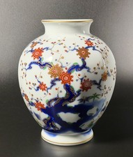 Large Fukagawa Seiji Kiln Porcelain Vase picture