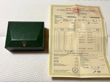   1969 Rolex Genuine Chronometer Certificate 1960 Wood Box picture