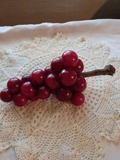  Vintage Alabaster Italian Marble Stone Grape MCM Grapes 7.5 in picture