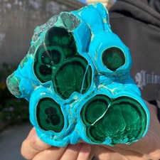 800g Rare Natural Chrysocolla/Malachite Top Polished rough Mineral specimen picture