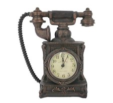 🤎New Old Salem Antique Table Top Clock Phone picture