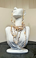 Vtg-style Hawaiian Seashell necklaces (3) Natural Cowrie/ Puka Shells 34