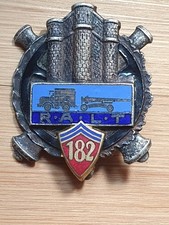 RARE INSIGNIA 182nd REG. D HEAVY ARTILLERY TRACT - WW2 - 1936 / 1940 DRAGON picture